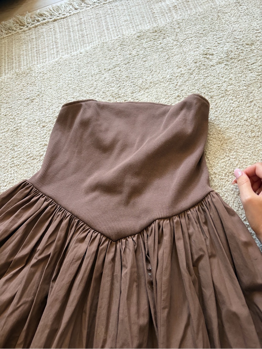 Anthropologie Strapless Dress - Picture 2 of 3